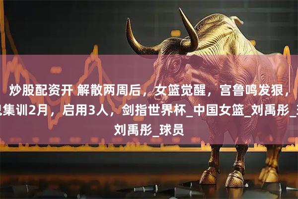 炒股配资开 解散两周后，女篮觉醒，宫鲁鸣发狠，魔鬼集训2月，启用3人，剑指世界杯_中国女篮_刘禹彤_球员